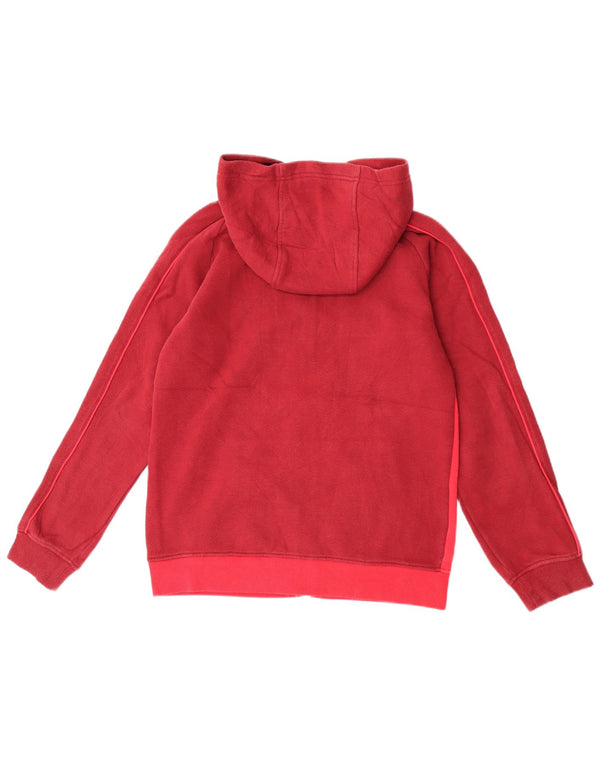 Umbro Sudadera con capucha y cremallera para niños 15-16 años XL Rojo Colorblock Algodón