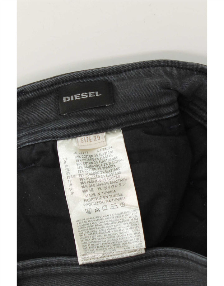 Diesel Hombre Joggers Pantalones Cargo W29 L31 Algodón Gris