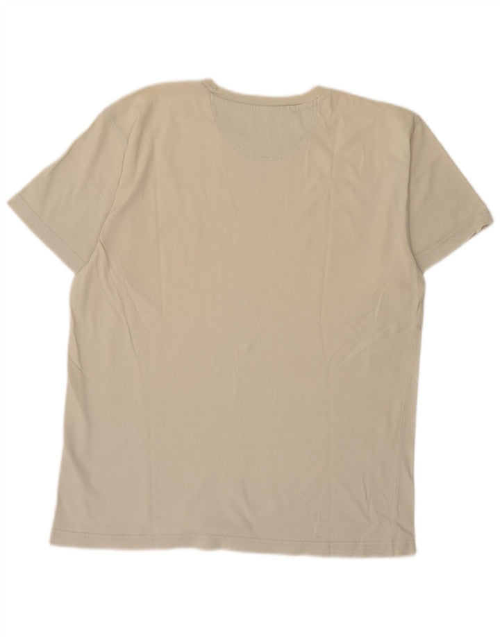 Champion Camiseta Hombre Top Large Beige Algodón