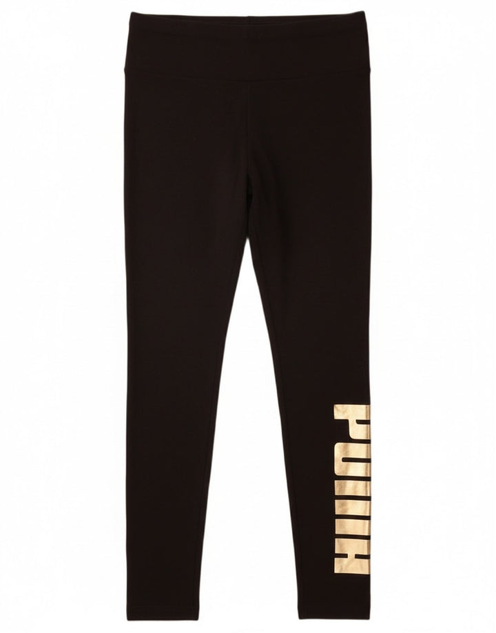 Puma - Leggings gráficos para mujer, talla 40, talla M, color negro