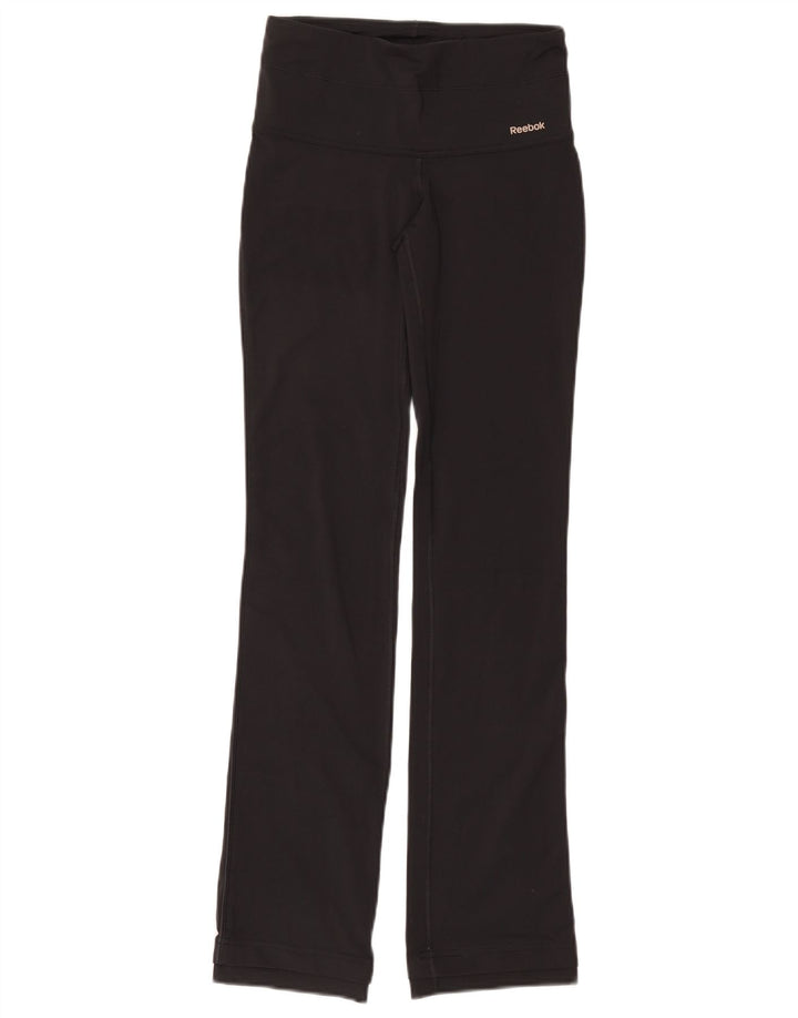 REEBOK Leggings para mujer Reino Unido 10 Pequeño Negro
