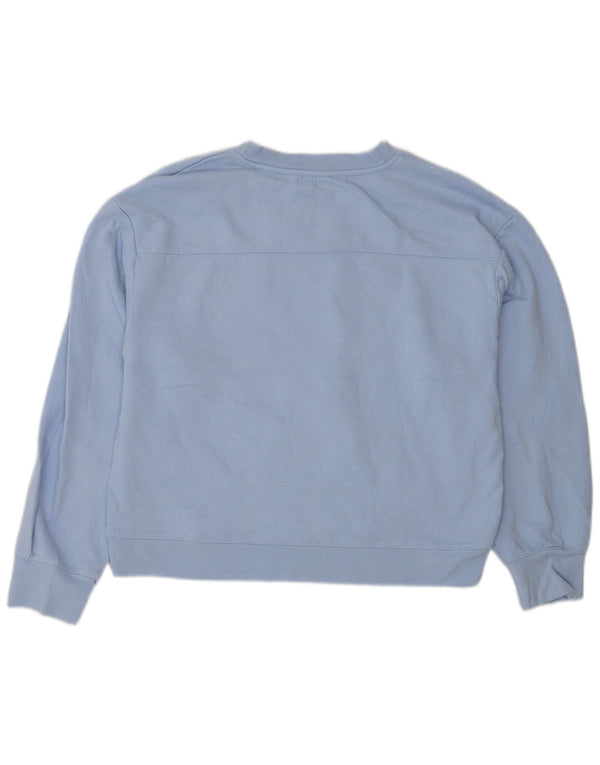 Zara Mujer Sudadera Jumper UK 44 Azul Medio