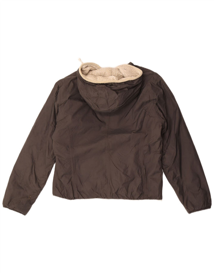 K-Way Chaqueta cortavientos con capucha para hombre UK 38 Poliamida gris medio