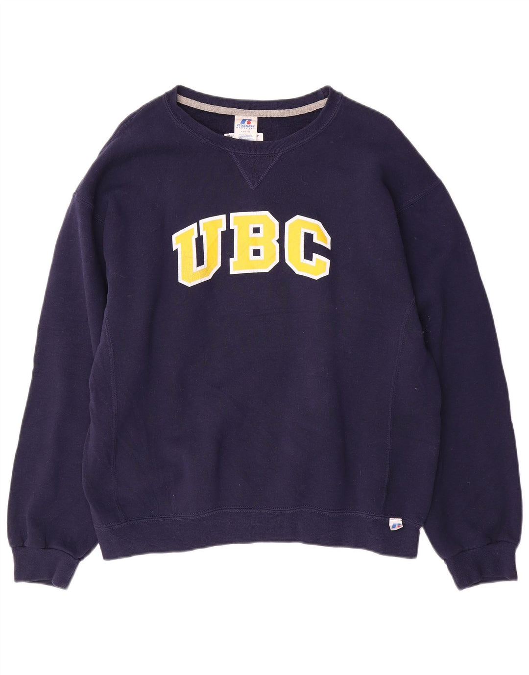 RUSSELL ATHLETIC Sudadera Jumper para Mujer UK 40 Grande Azul Marino