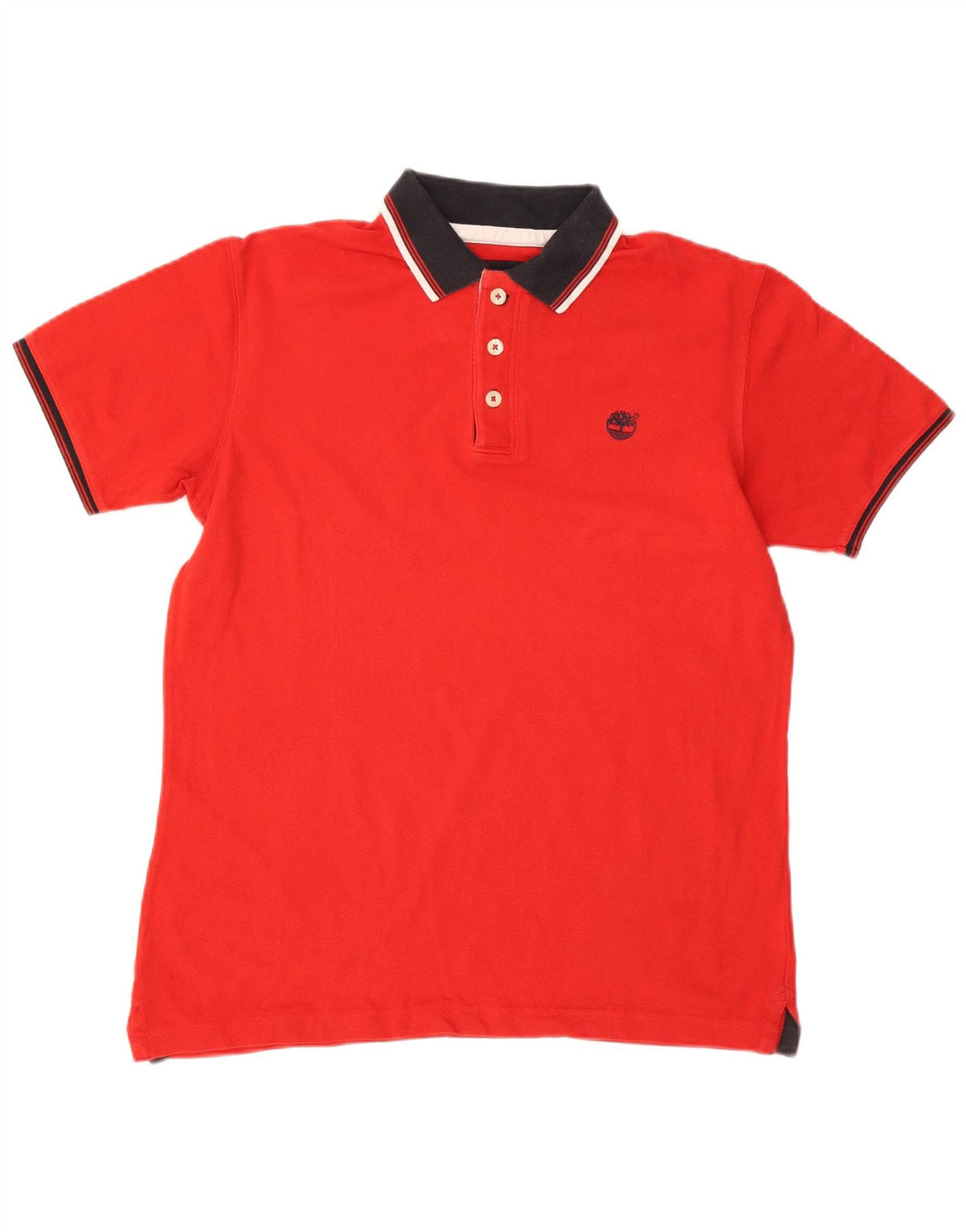 TIMBERLAND Polo Earthkeepers para hombre, talla grande, rojo