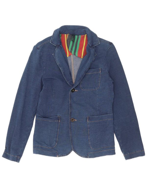 Benetton Chaqueta Vaquera De 2 Botones para Niña 11-12 Años 2XL Algodón Azul