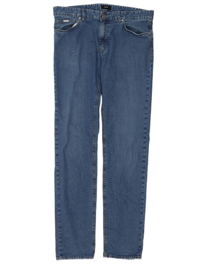 Vaqueros Hugo Boss Mujer Slim W33 L34 Algodón Azul