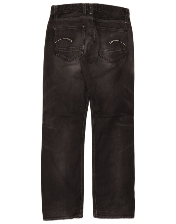 Vaqueros rectos para hombre G-Star W32 L32 Algodón negro