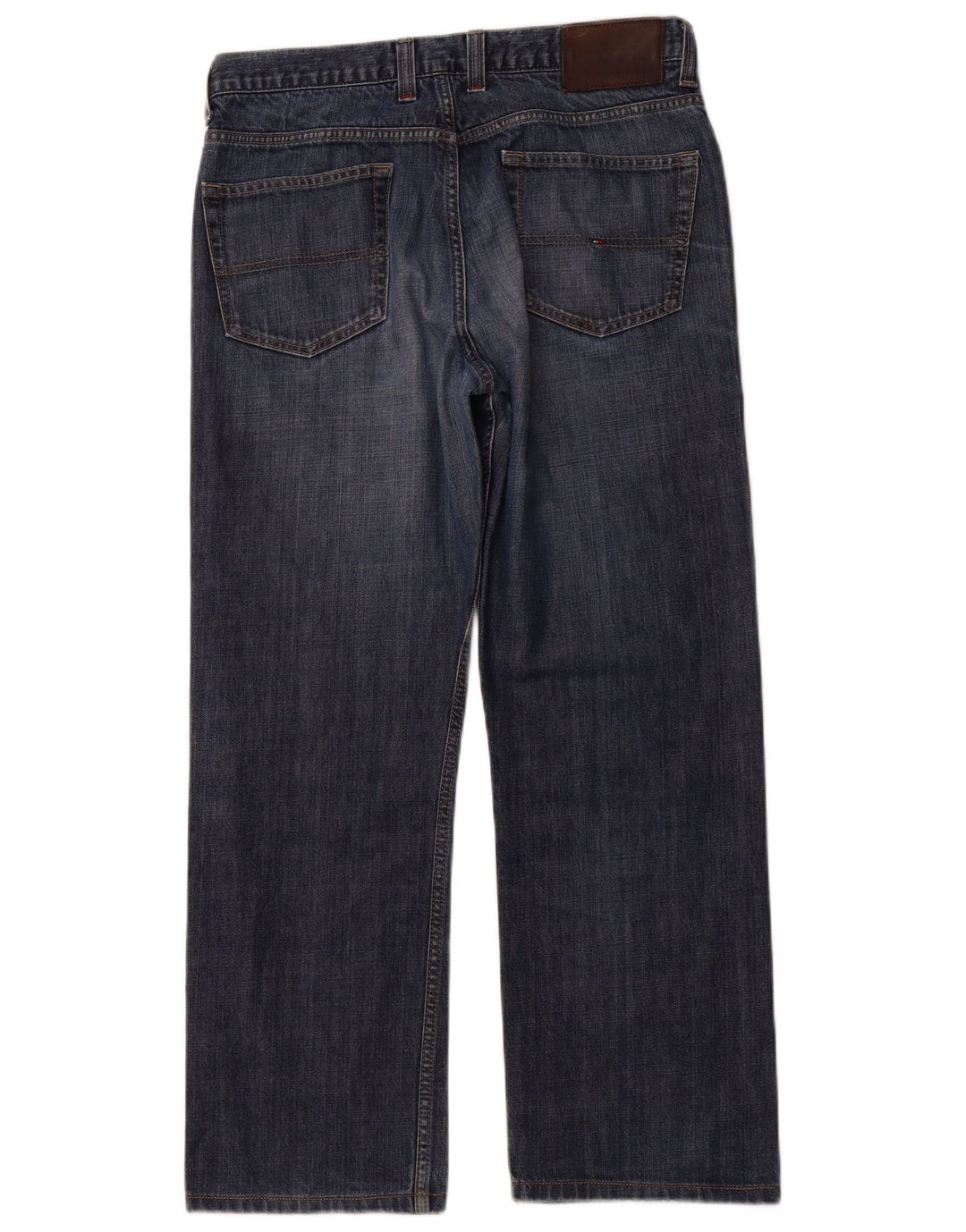 TOMMY HILFIGER Vaqueros rectos para hombre W34 L32 Algodón azul