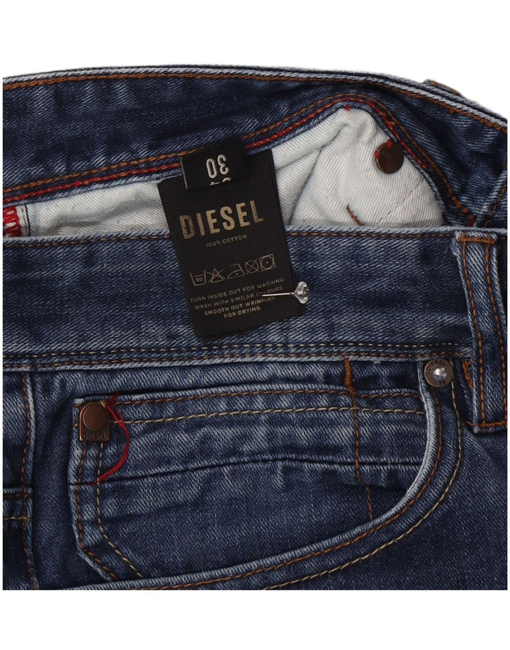 Diesel Vaqueros Rectos Hombre W34 L30 Algodón Azul