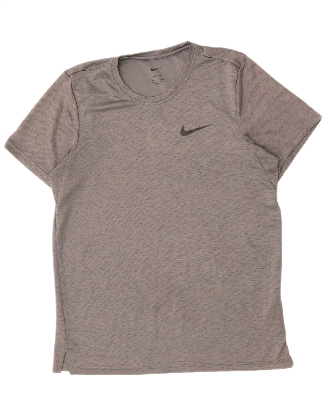 NIKE Camiseta Dri Fit para Hombre Top Small Gris Poliéster