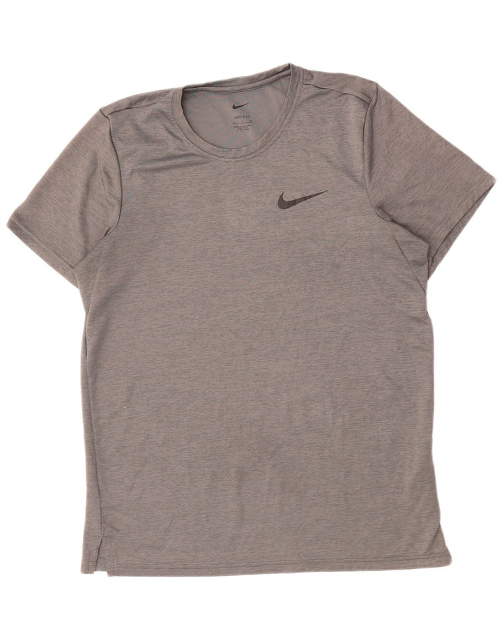 NIKE Camiseta Dri Fit para Hombre Top Small Gris Poliéster