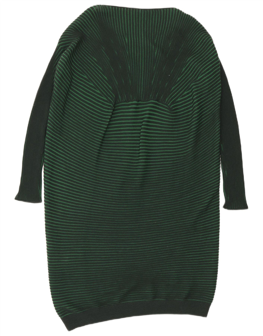 Vestido tipo jersey para mujer Cos UK 40 Lana a rayas verde grande
