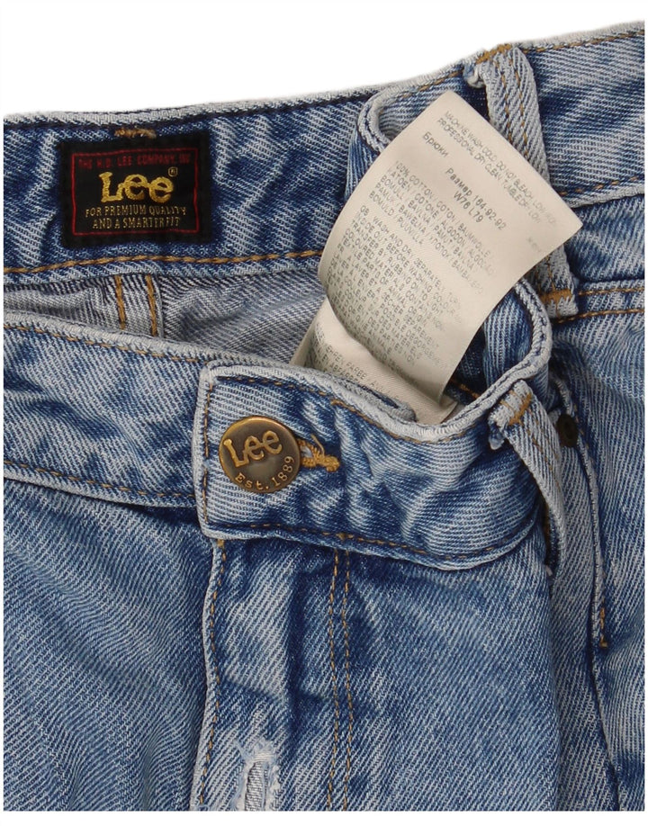 Lee Jeans Mom Rectos Para Hombre W30 L31 Algodón Azul