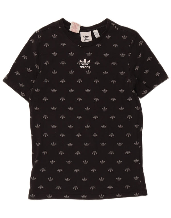 Adidas Camiseta gráfica para niño 13-14 años Negro Algodón