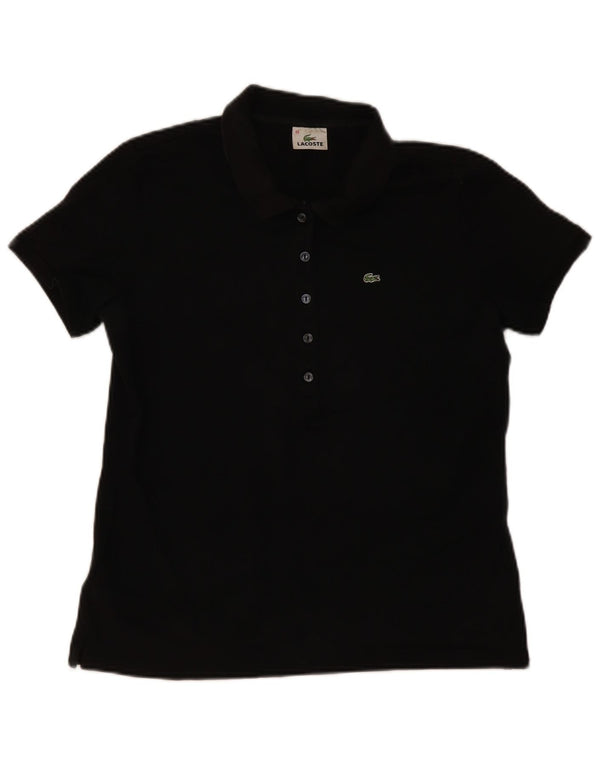 Polo Lacoste Mujer Talla 48 XL Algodón Negro