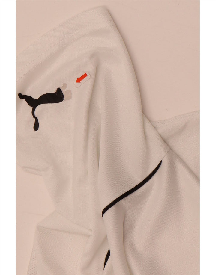 Camiseta Puma Hombre Graphic Top Medium Blanco Poliéster