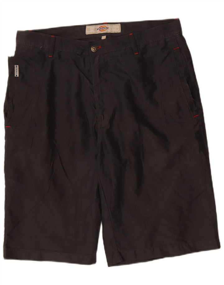 Pantalones cortos tipo chino para hombre Dickies Talla Grande W36 Negro Poliéster