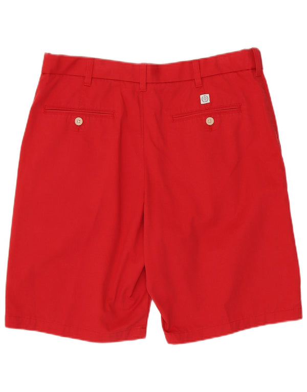 Marks & Spencer Pantalones cortos chinos para hombre W34 Algodón rojo grande