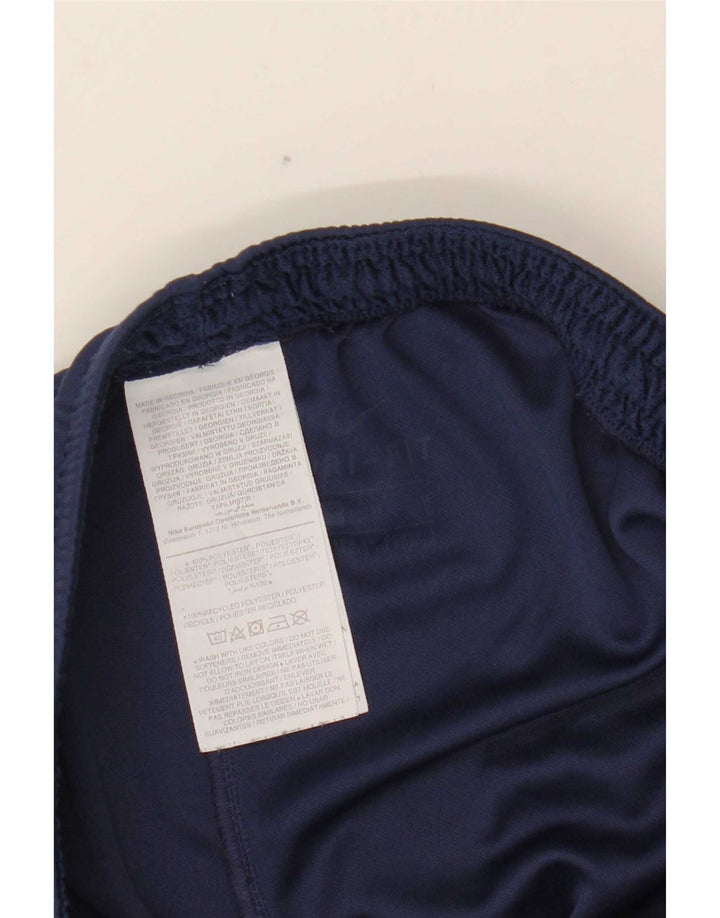 Pantalones cortos deportivos Nike Dri Fit para hombre Poliéster azul marino mediano