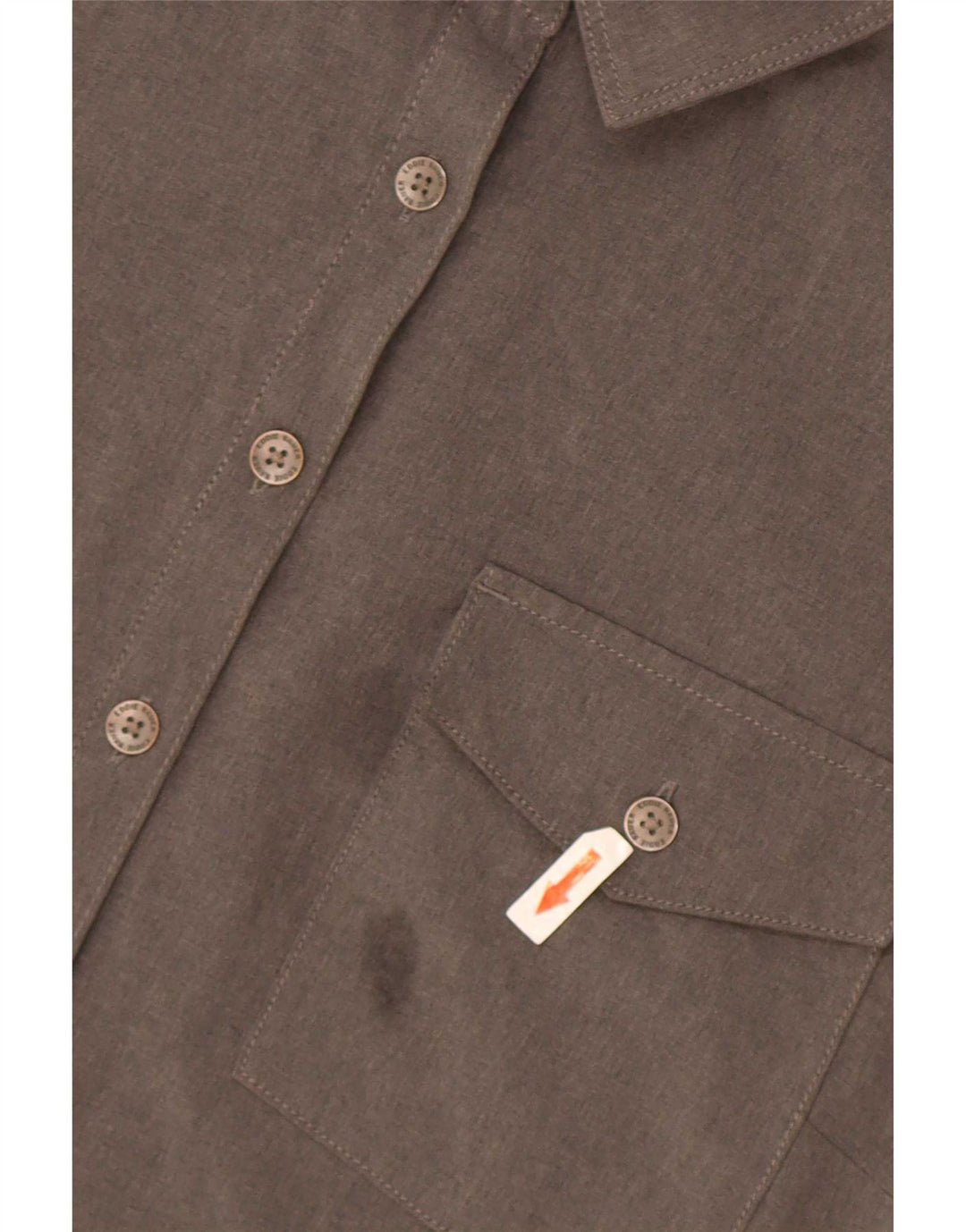 Eddie Bauer Vestido camisero sin mangas para mujer UK 18 XL Poliéster gris