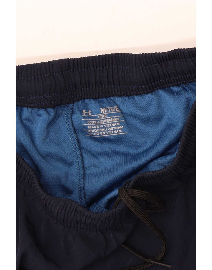 Pantalones cortos deportivos Under Armour para hombre, mediano, azul marino