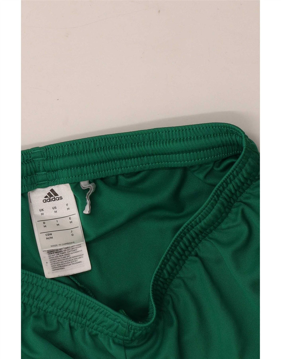 Pantalones cortos deportivos Adidas Climalite para hombre Poliéster verde medio