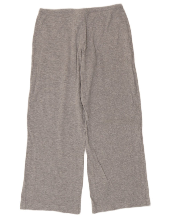 Reebok Pantalones de chándal de pierna ancha para mujer UK 42 Algodón gris medio