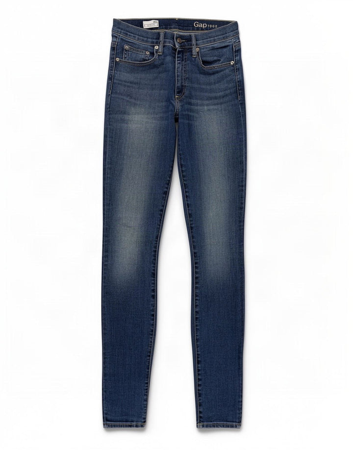 Vaqueros pitillo para mujer Gap W26 L30 Azul
