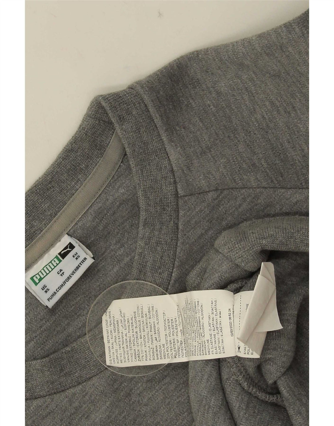 Sudadera Puma Hombre Jumper XS Gris Algodón
