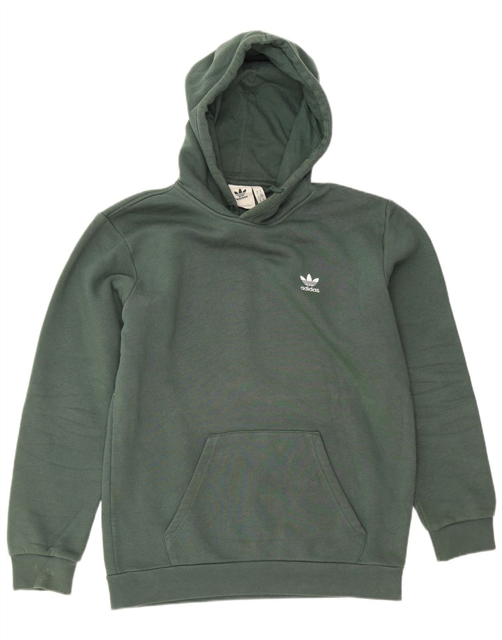 ADIDAS Hombre Sudadera con capucha Jumper Verde Medio
