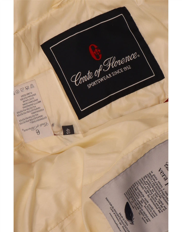 Conte of Florence Abrigo acolchado para mujer IT 46 Grande Poliéster blanco roto