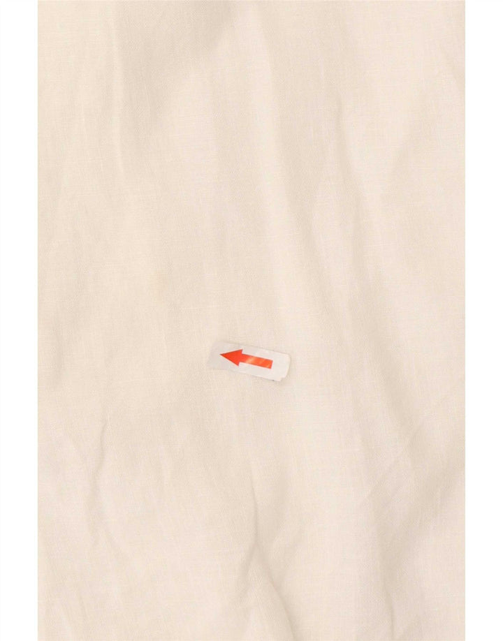 Alberto Aspesi Camisa Hombre Talla 42 16 1/2 Grande Blanco