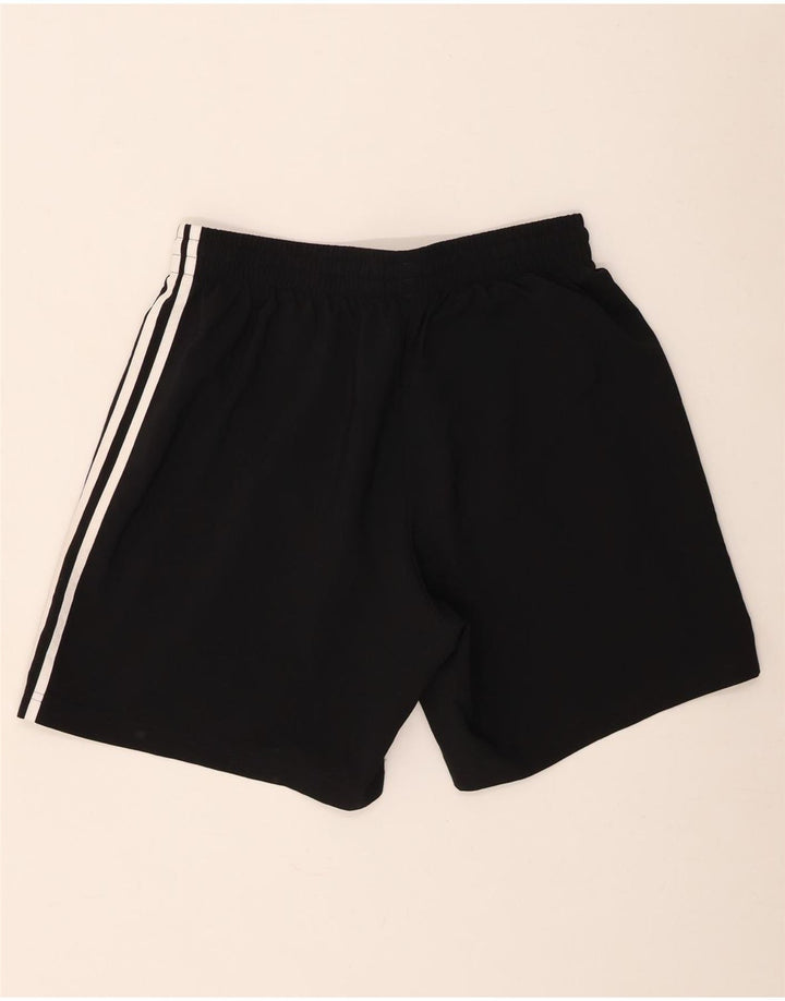 Adidas - Pantalones cortos deportivos para hombre, talla grande, poliéster negro