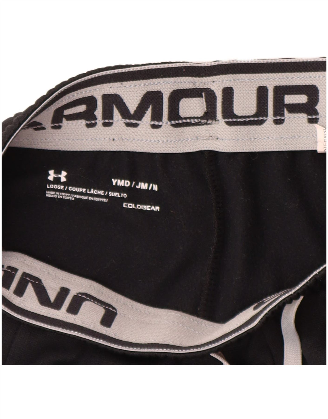 UNDER ARMOUR Pantalones cortos deportivos Cold Gear para niños 9-10 años Mediano Negro