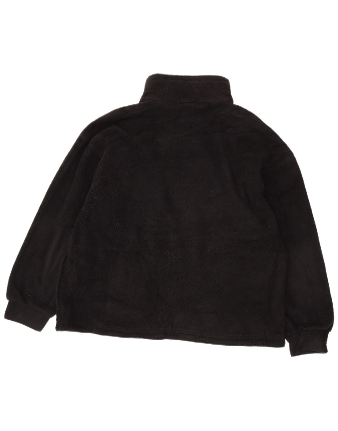 Marks & Spencer Chaqueta polar extragrande para mujer UK 46 Grande Poliéster negro