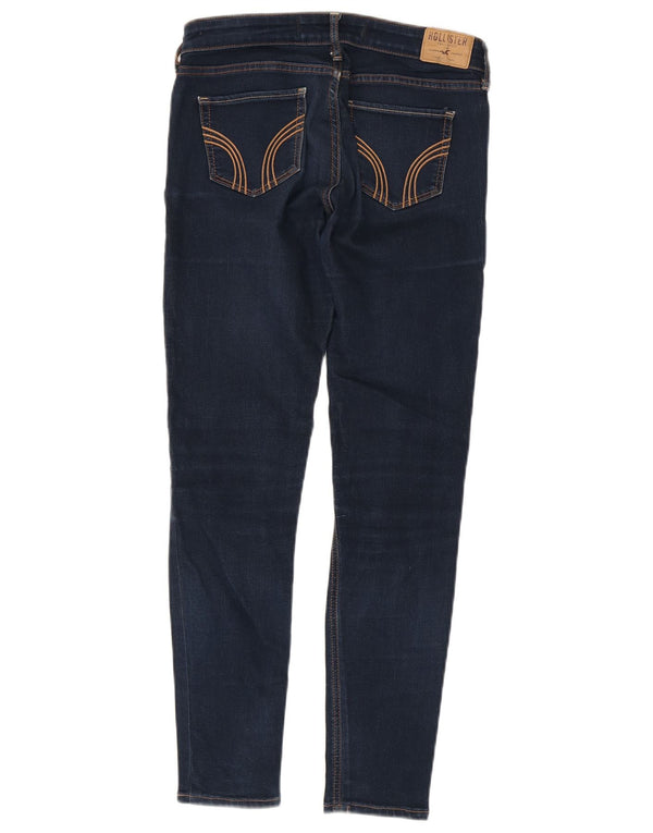 Hollister Jeans ajustados para mujer US 5 Small W27 L31 Algodón azul marino
