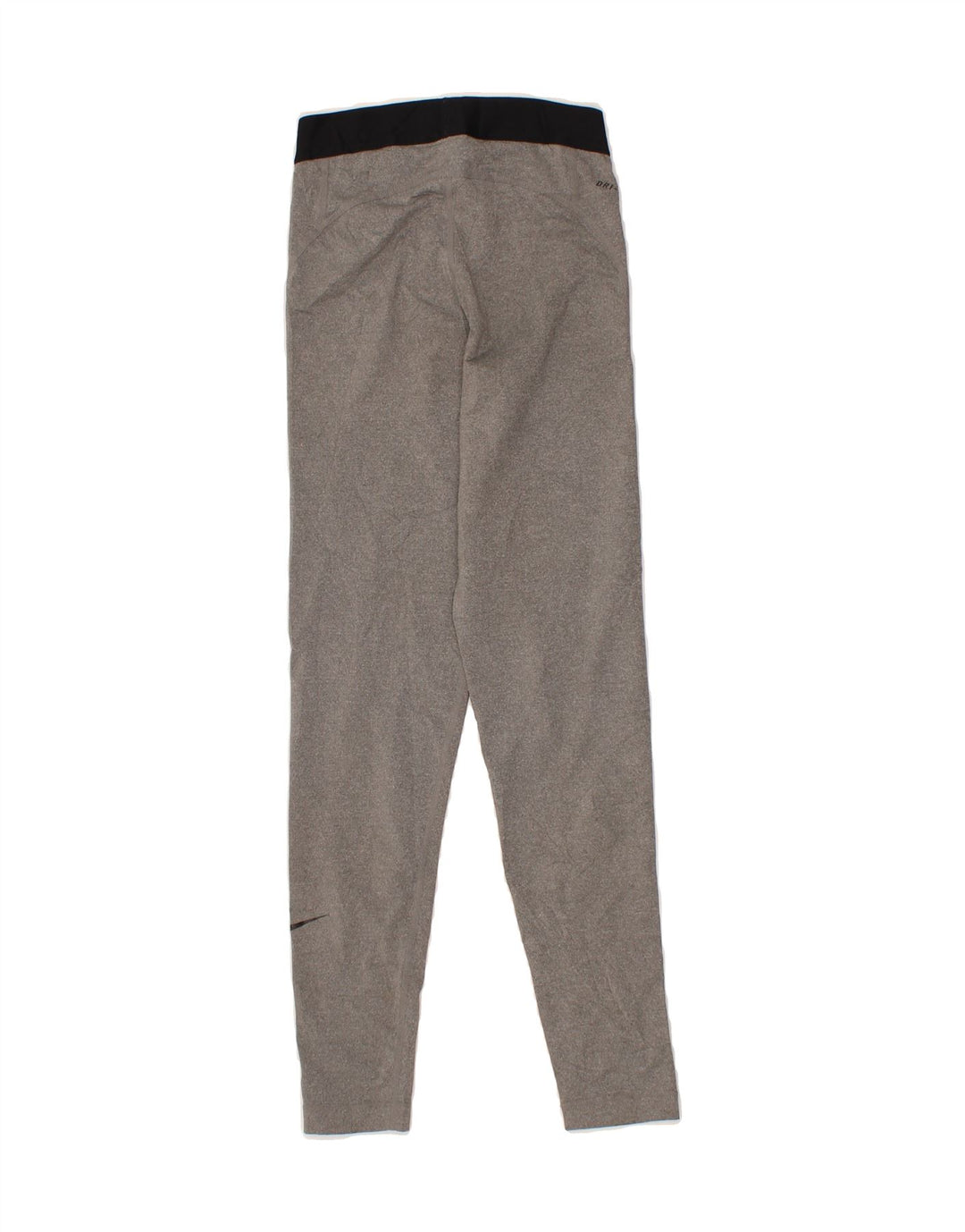 NIKE Womens Graphic Leggings UK 4 XS Grey Polyester Vintage Nike and Second-Hand Nike from Messina Hembry 