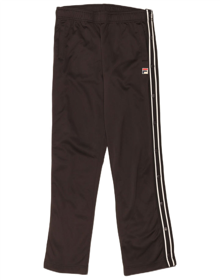Fila Pantalones de chándal para mujer UK 40 Mediano Negro Poliéster