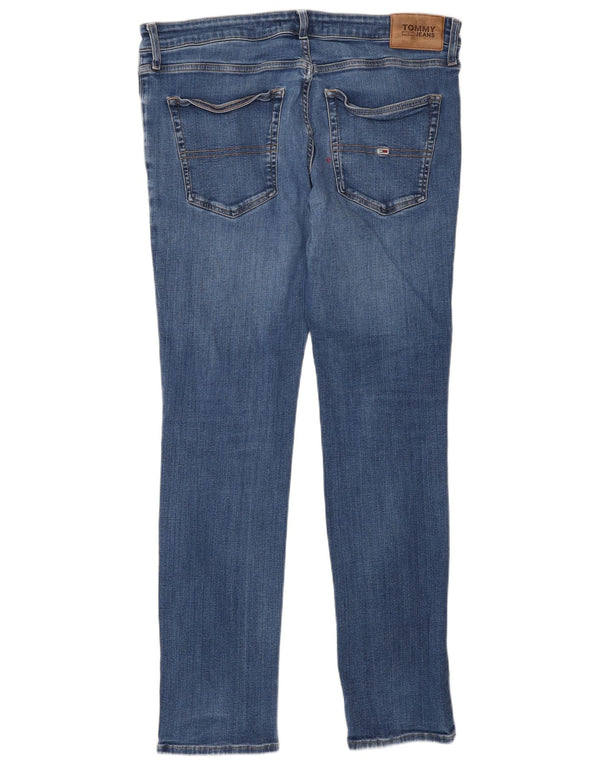 Tommy Hilfiger Jeans Scanton Slim para hombre W36 L32 Algodón azul