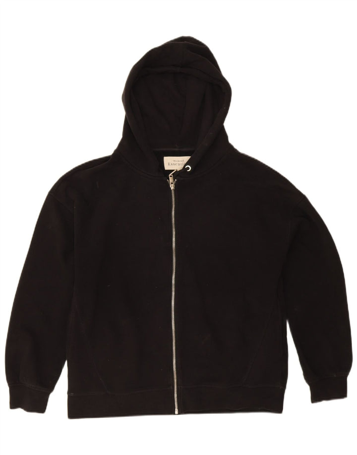 Essentials Sudadera con capucha y cremallera para mujer UK 44 Mediana Algodón negro