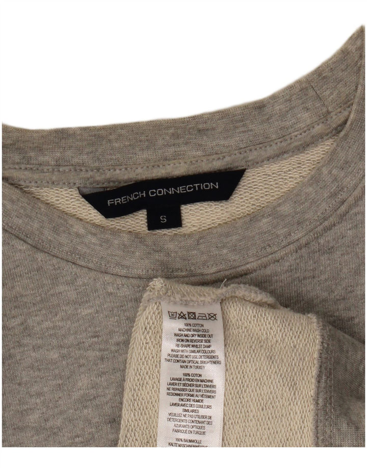 FRENCH CONNECTION Sudadera gráfica para mujer Jumper UK 10 Small Grey