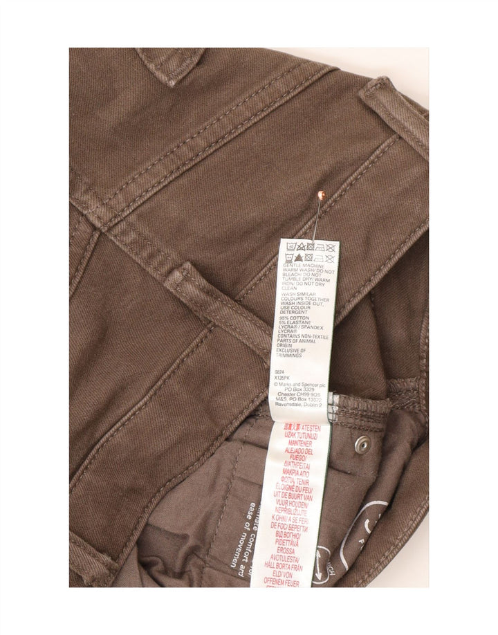 Marks & Spencer Vaqueros rectos para hombre W36 L29 Algodón marrón
