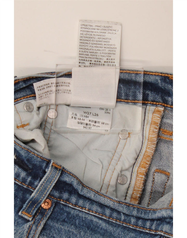 Vaqueros Levi's Mujer Rectos W27 L26 Algodón Azul