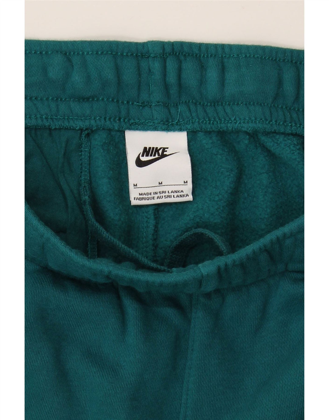 NIKE Mujer Chándal Pantalones Joggers UK 12 Medio Verde Algodón