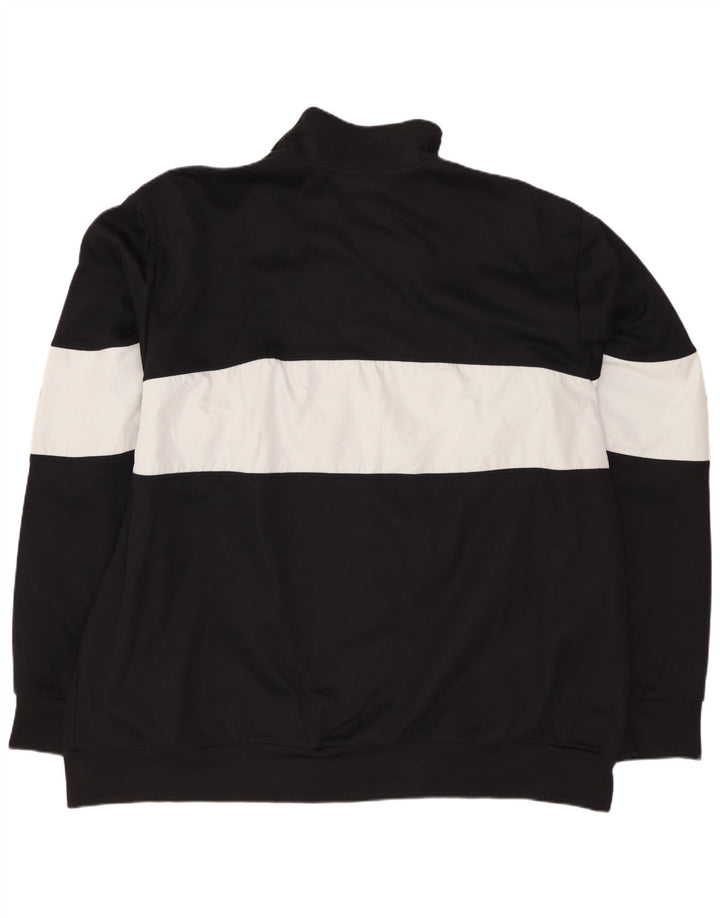 ADIDAS Chaqueta superior de chándal gráfico para hombre 2XL Poliéster con bloques de color negro