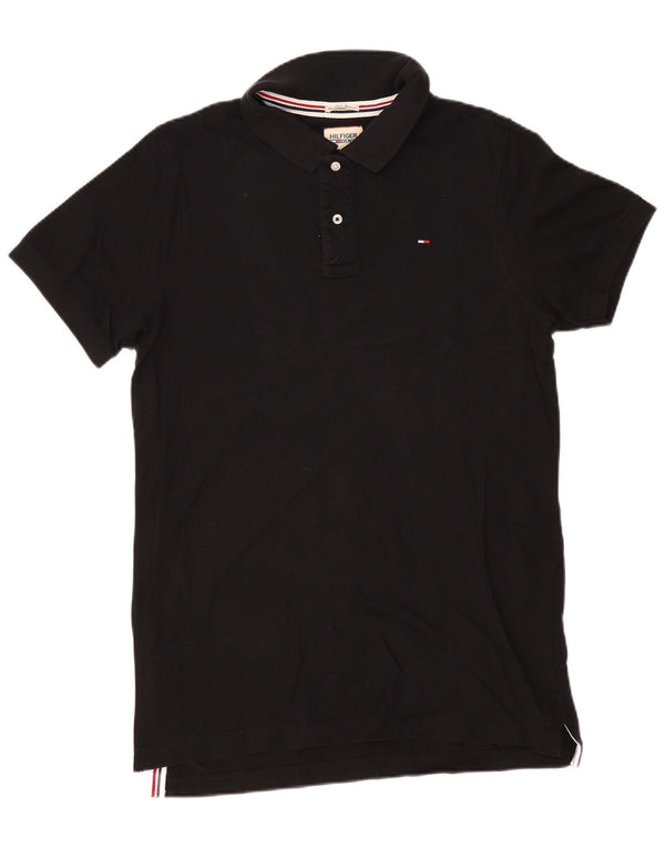 TOMMY HILFIGER Polo para hombre XL Algodón negro