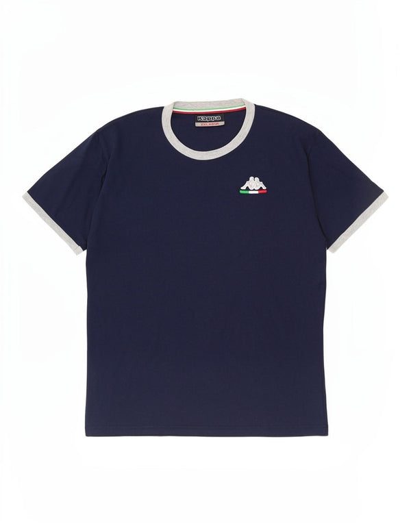 Kappa Camiseta Hombre Top 2XL Azul Marino