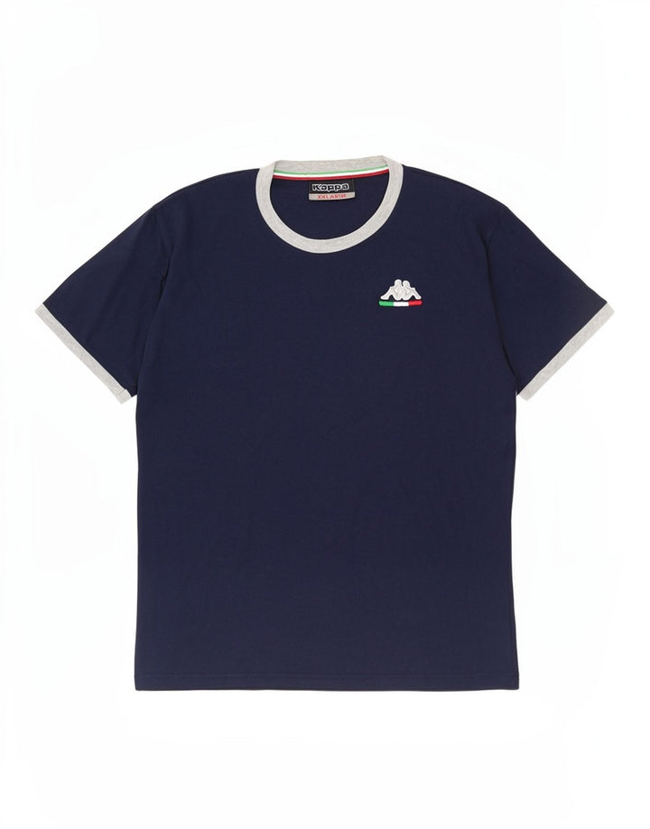 Kappa Camiseta Hombre Top 2XL Azul Marino