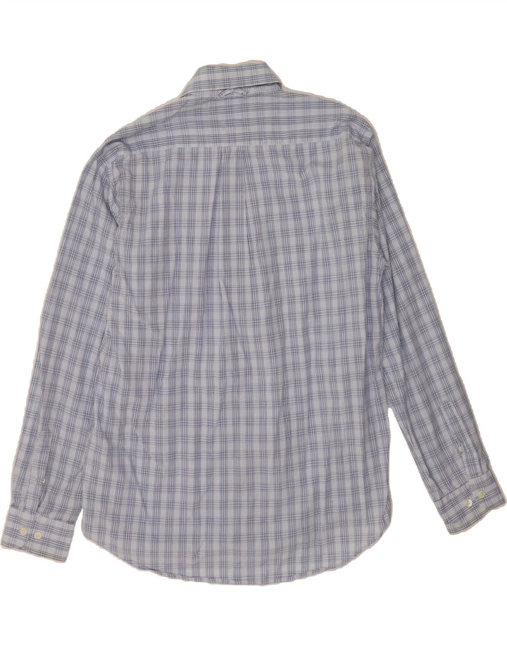 TOMMY HILFIGER Mens Shirt Medium Blue Check Cotton Vintage Tommy Hilfiger and Second-Hand Tommy Hilfiger from Messina Hembry 
